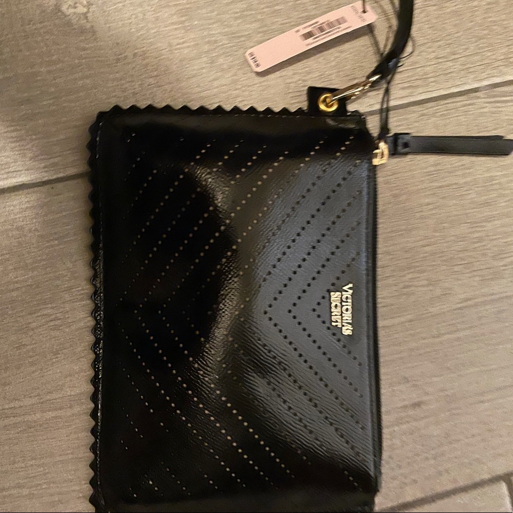 NWT Victoria Secret Wristlet Black